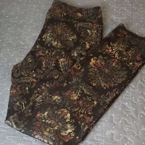 Lisette Floral Patterned Women's Pants size 8